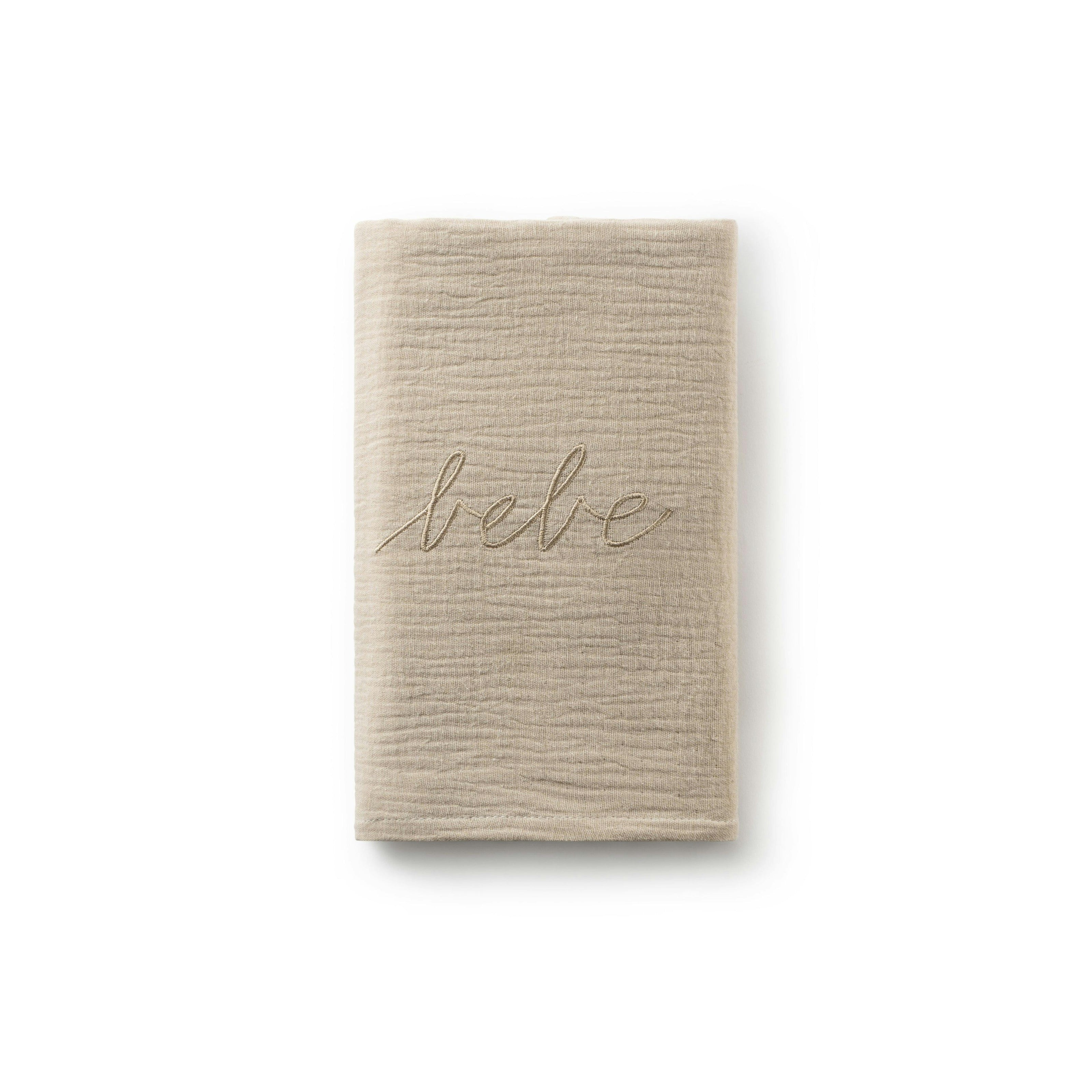 DH Taupe Gauze Bebe Swaddle