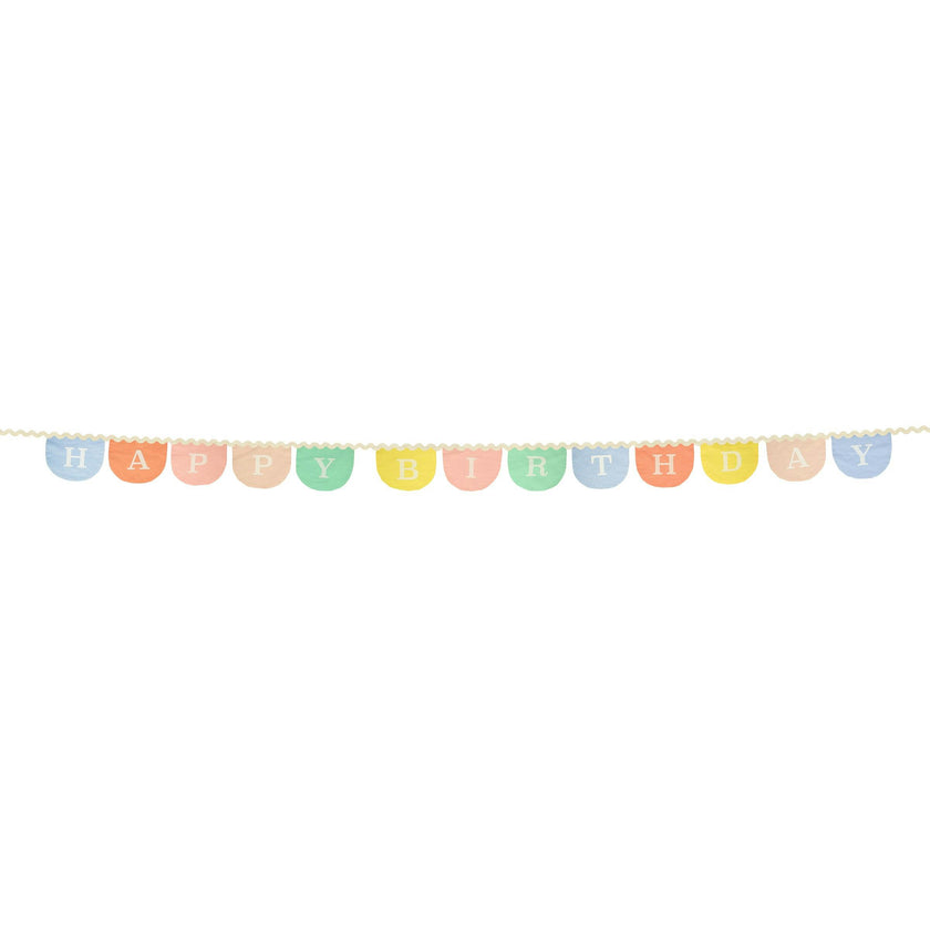 Happy Birthday Fabric Garland