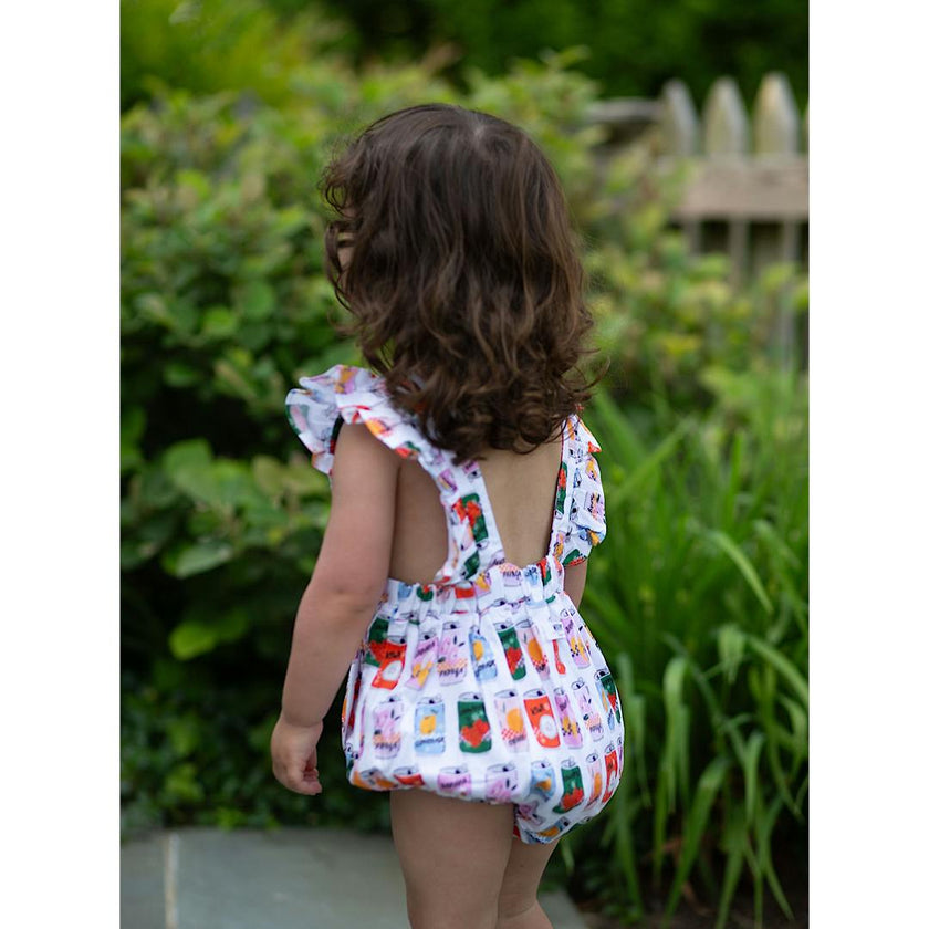 Bubble Romper in Soda Pop