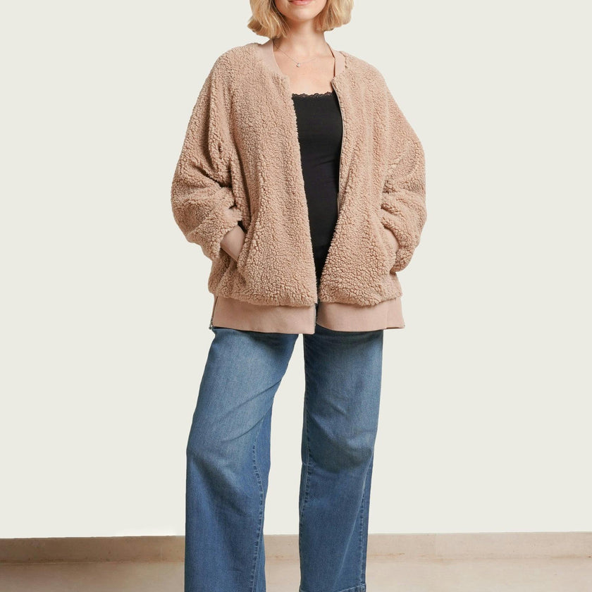 Cozy Before & After Jacket