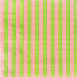 Spring Striped Cocktail Napkins