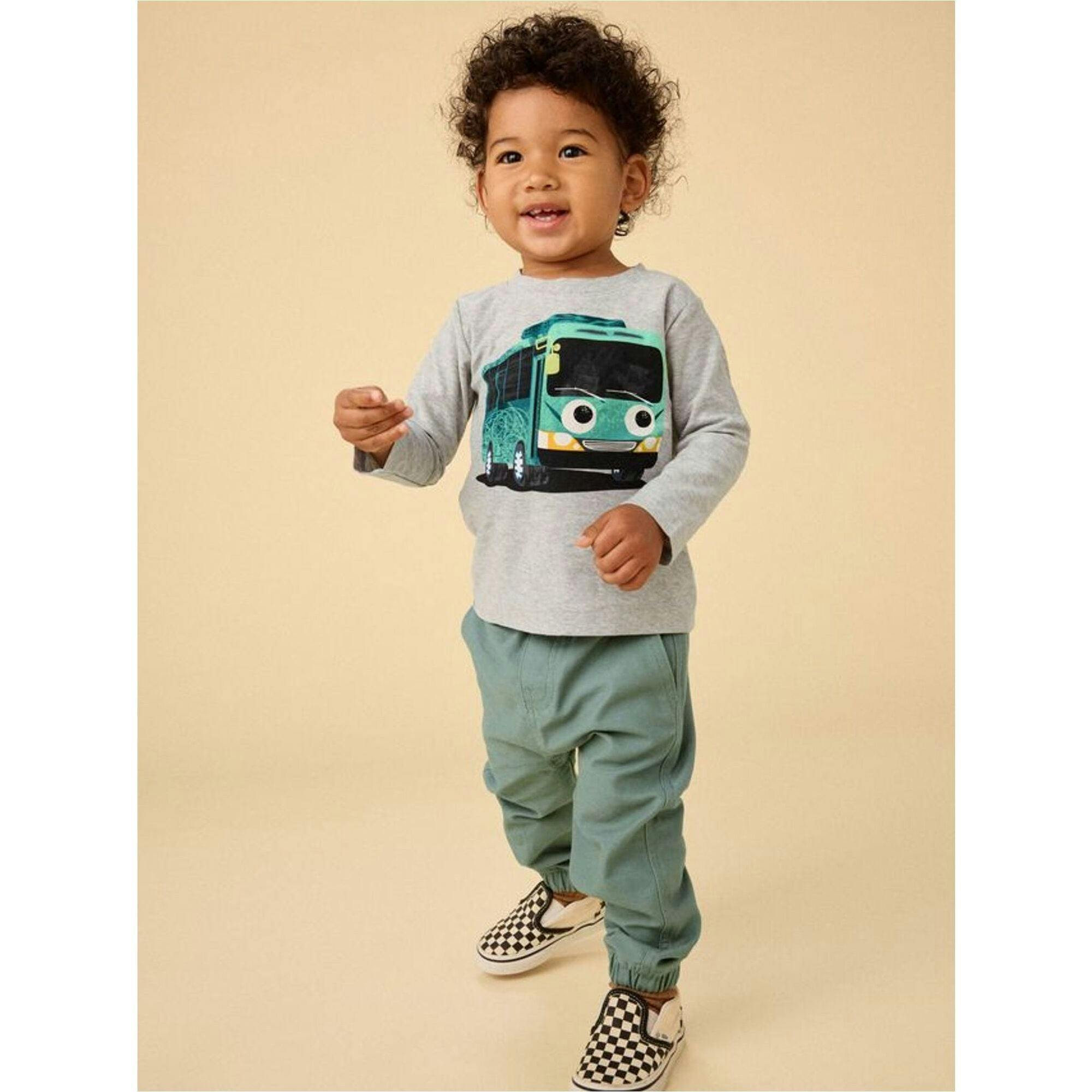 Small Steps Baby Pants, Grey