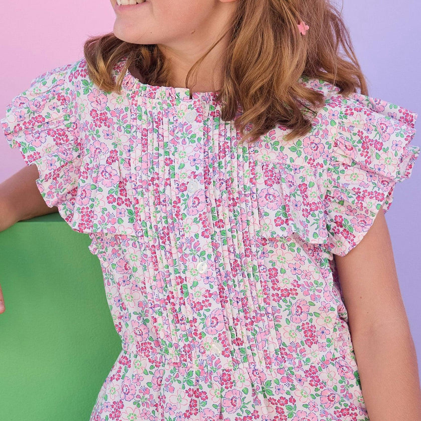Rodeo Dress - Pink Bloomsbury Blossoms