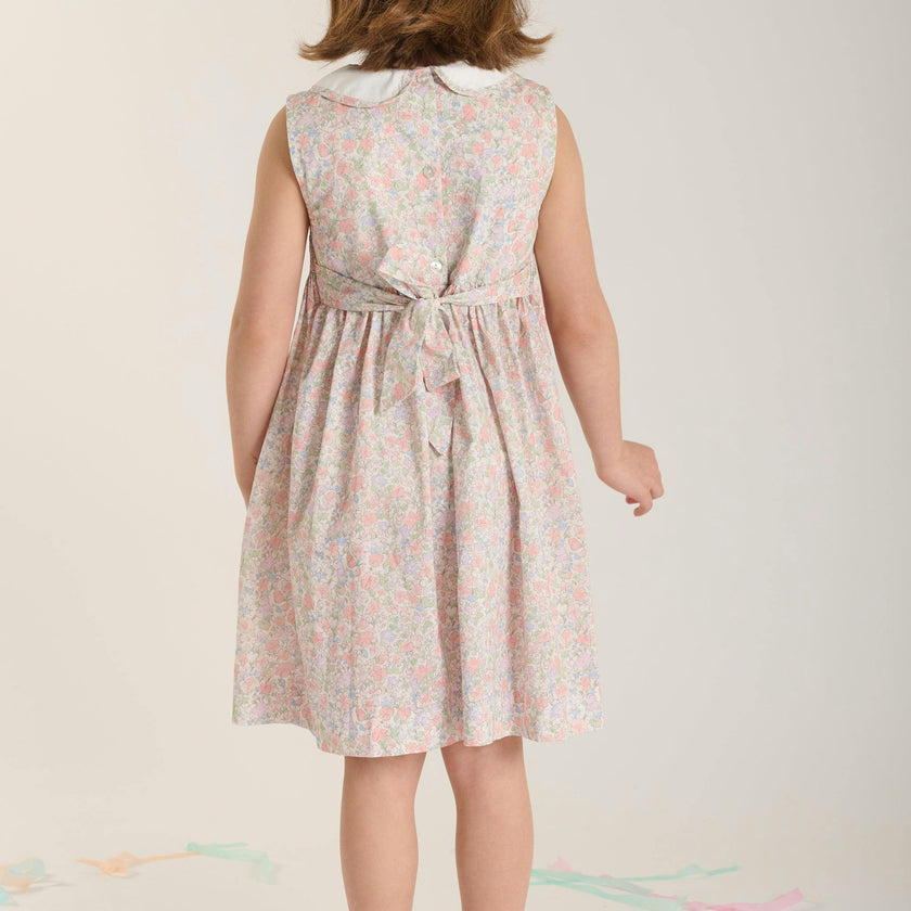 Hand-Smocked Girls Dress - Fiona