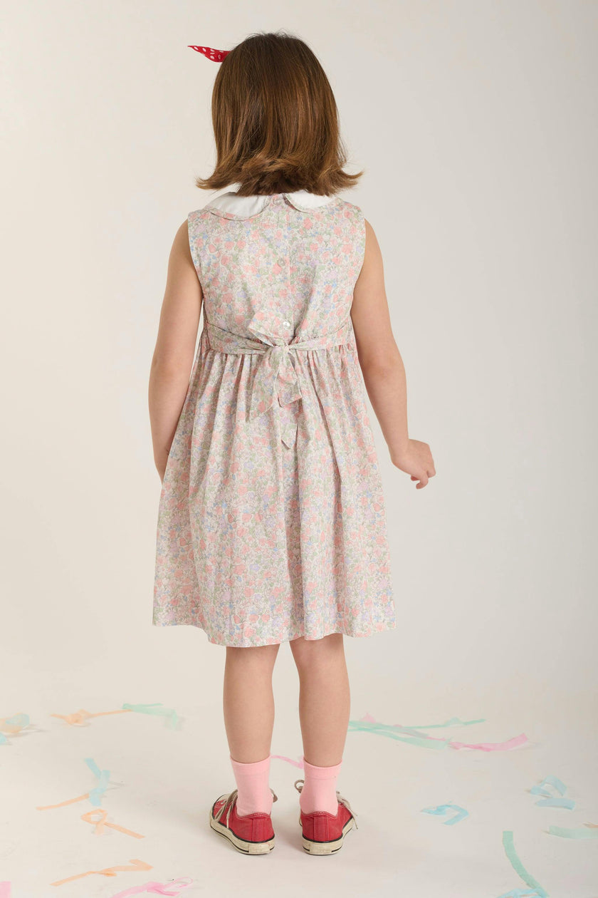 Hand-Smocked Girls Dress - Fiona