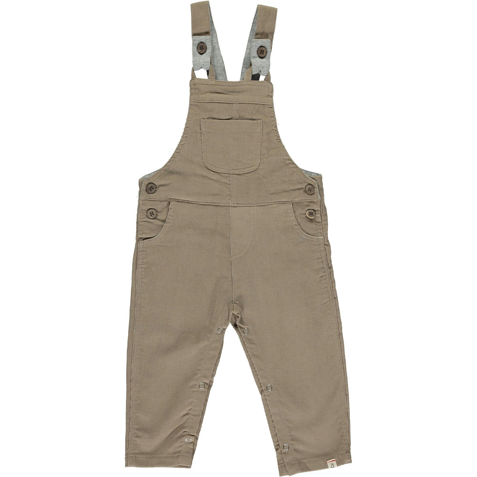 HARRISON Beige Cord Overalls