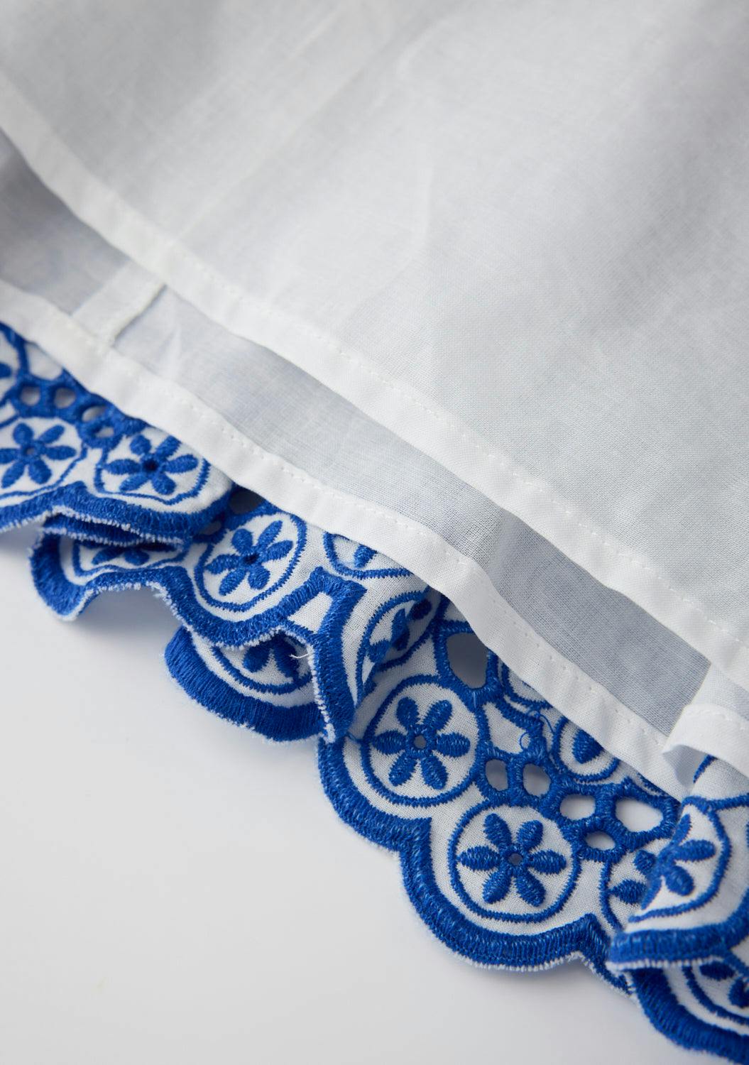 Skyla Sleeve Embroidered Mini Dress