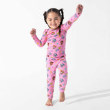 PAW Patrol: Varsity Pink Bamboo Kids Pajamas