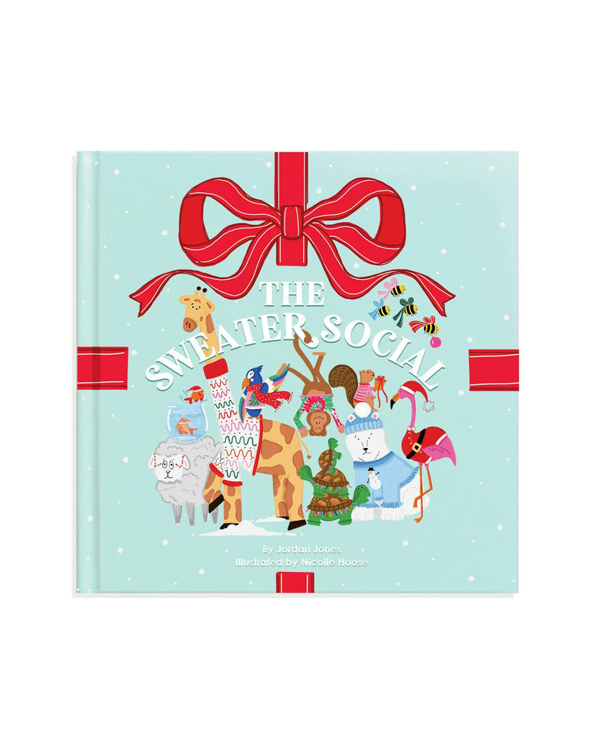 Packed Party The Sweater Social Holiday Children's Book - Secular Christmas Hardcover Book, 10.25x10.25 Inch, 28 Pages, Perfect for Classroom and Gifting