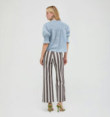 The Zinnia Top -  Dusty Blue