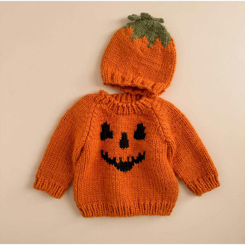Jack-O-Lantern Sweater - Orange