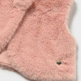 Pink Faux Fur Vest