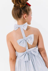 Metallic Bow Bubble Dress