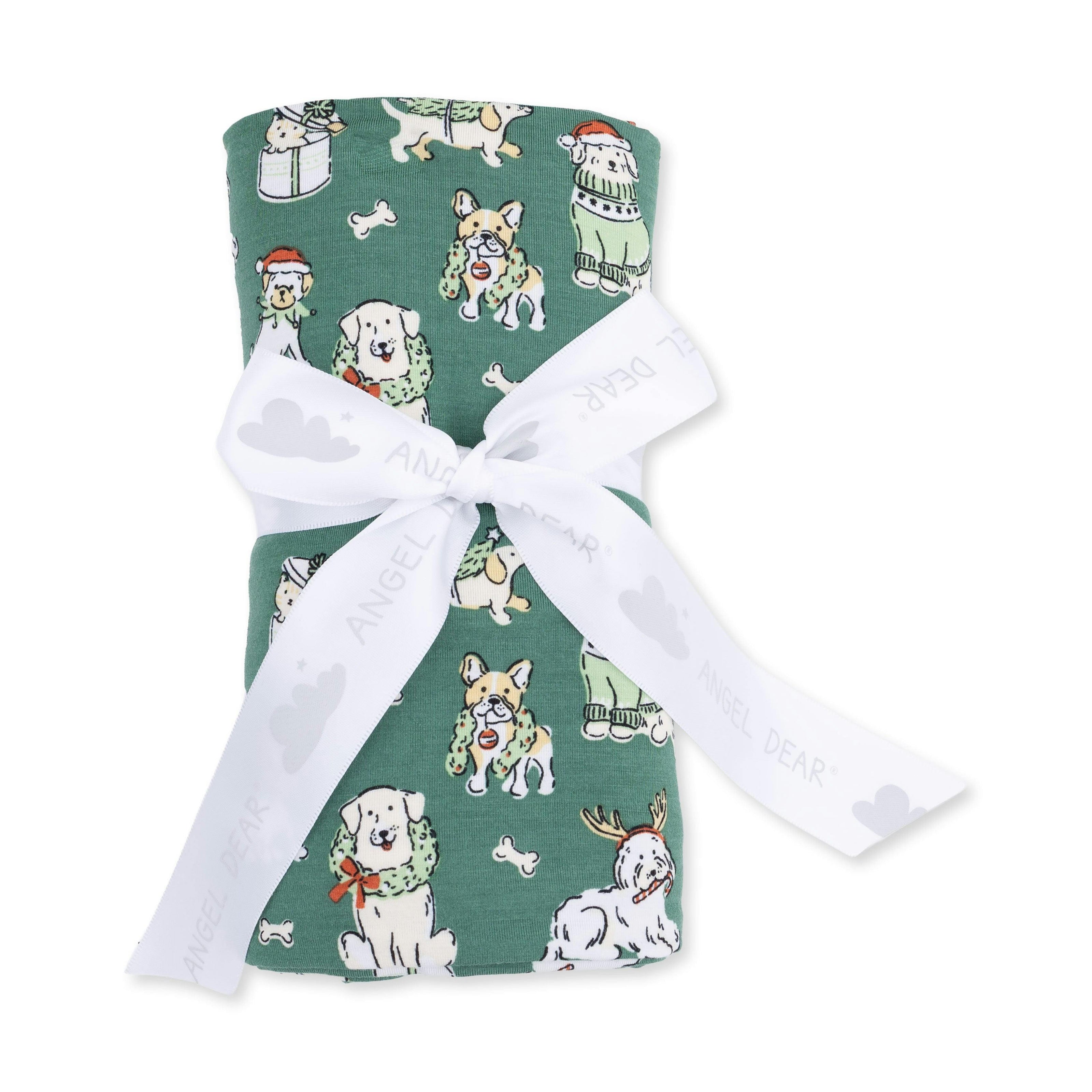 Christmas Dogs Uni - Swaddle Blanket
