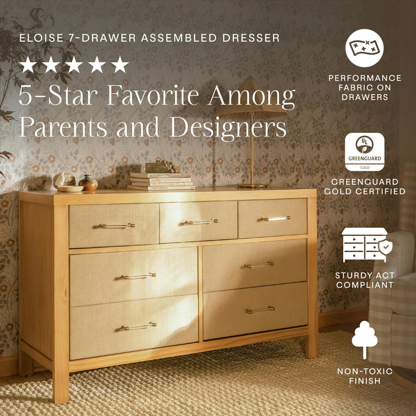 Eloise 7-Drawer Wide Assembled Dresser (56")