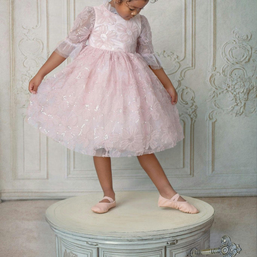 Blush Petal Music Box Dress