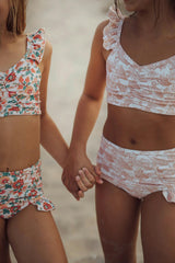 Ruffle 2 Piece Bikini | UPF + Recycled - In Bloom