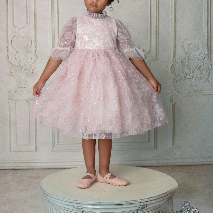 Blush Petal Music Box Dress