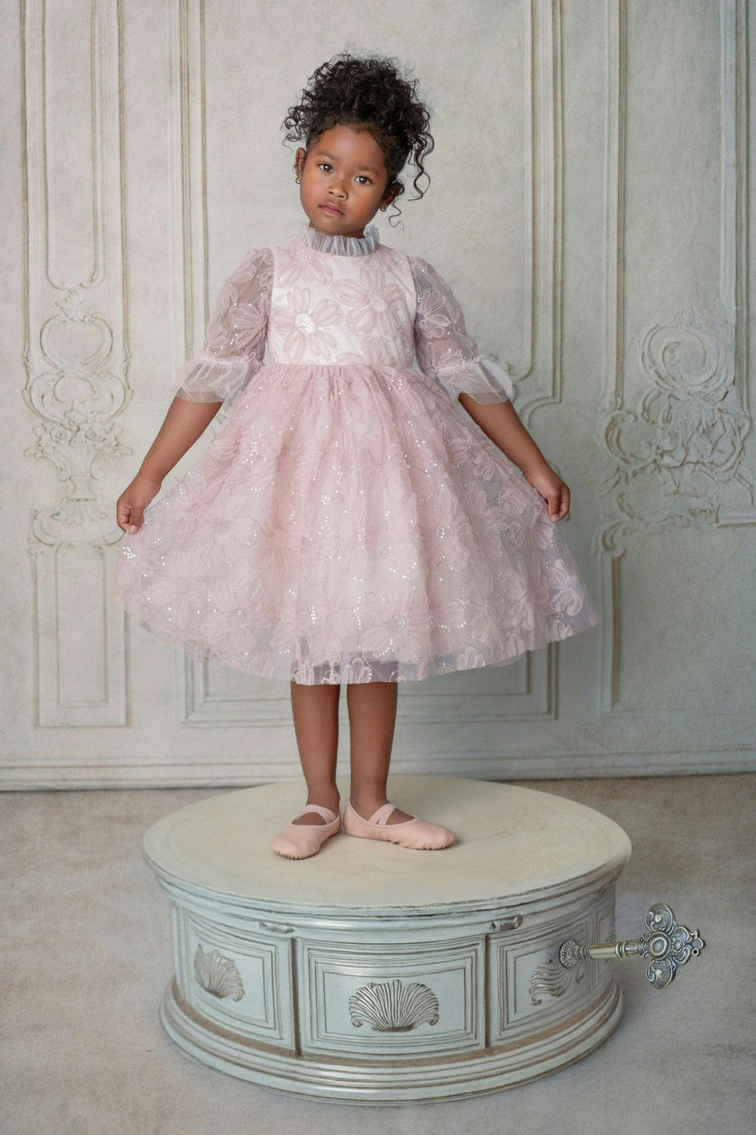 Blush Petal Music Box Dress