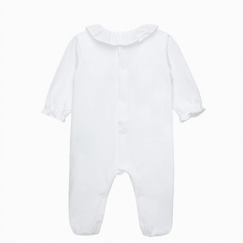 Baby Smocked Onesie in Duck & Bunny