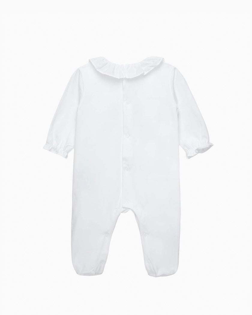 Baby Smocked Onesie in Duck & Bunny