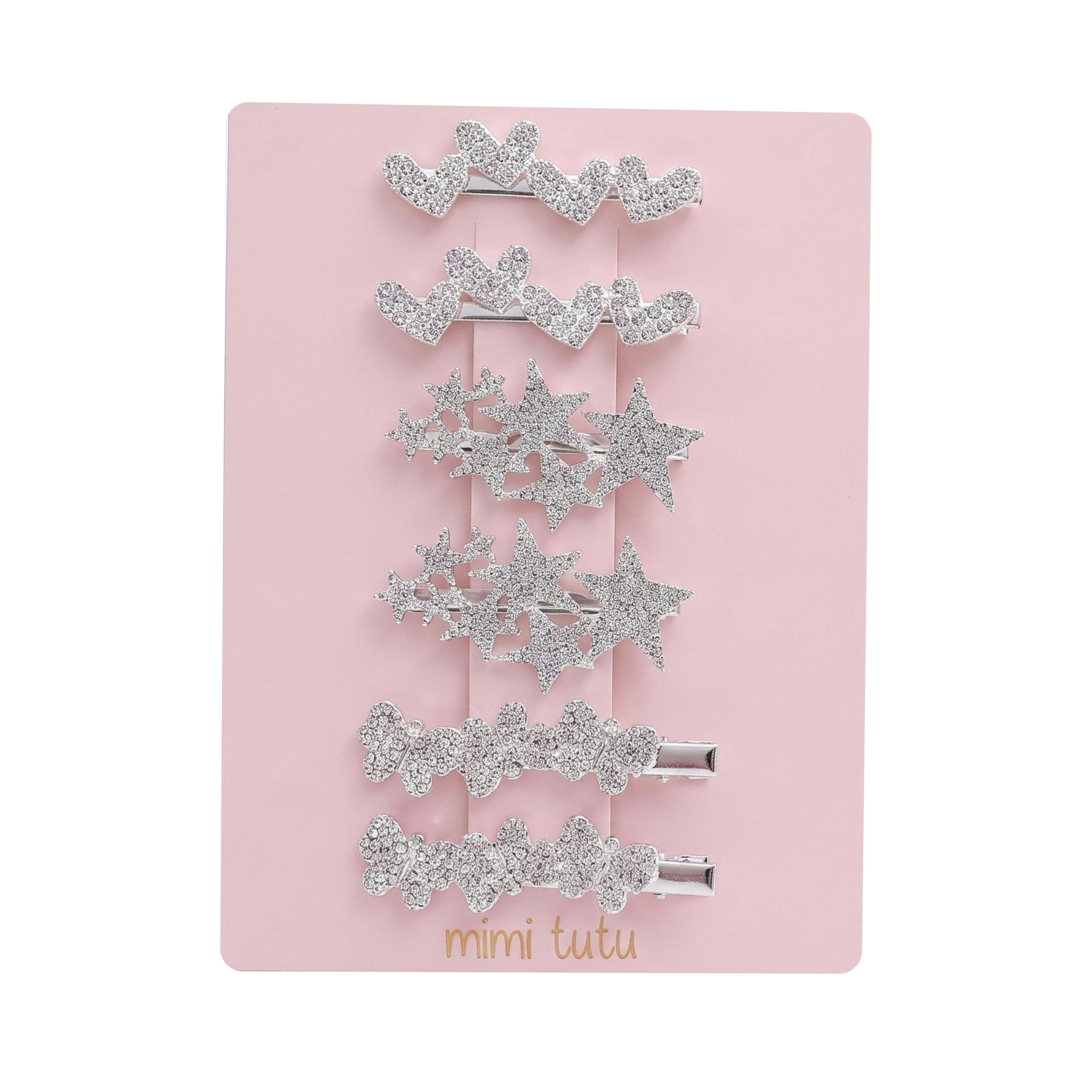 Crystal Spark Hair Pin Trio
