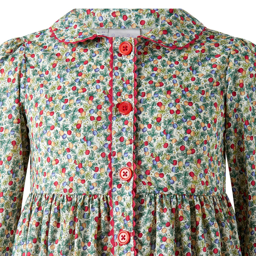 Apple Blossom Button-Front Dress