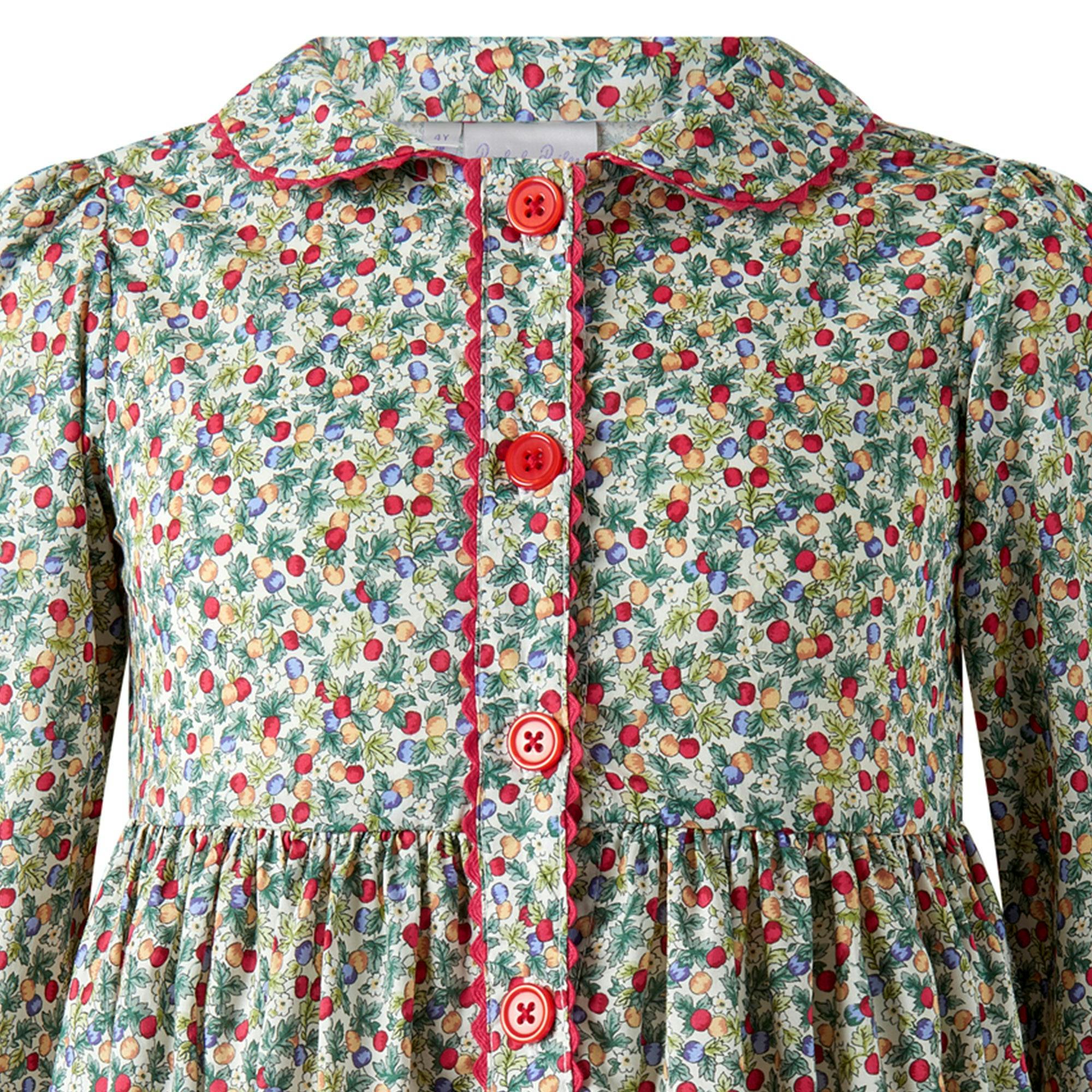 Apple Blossom Button-Front Dress
