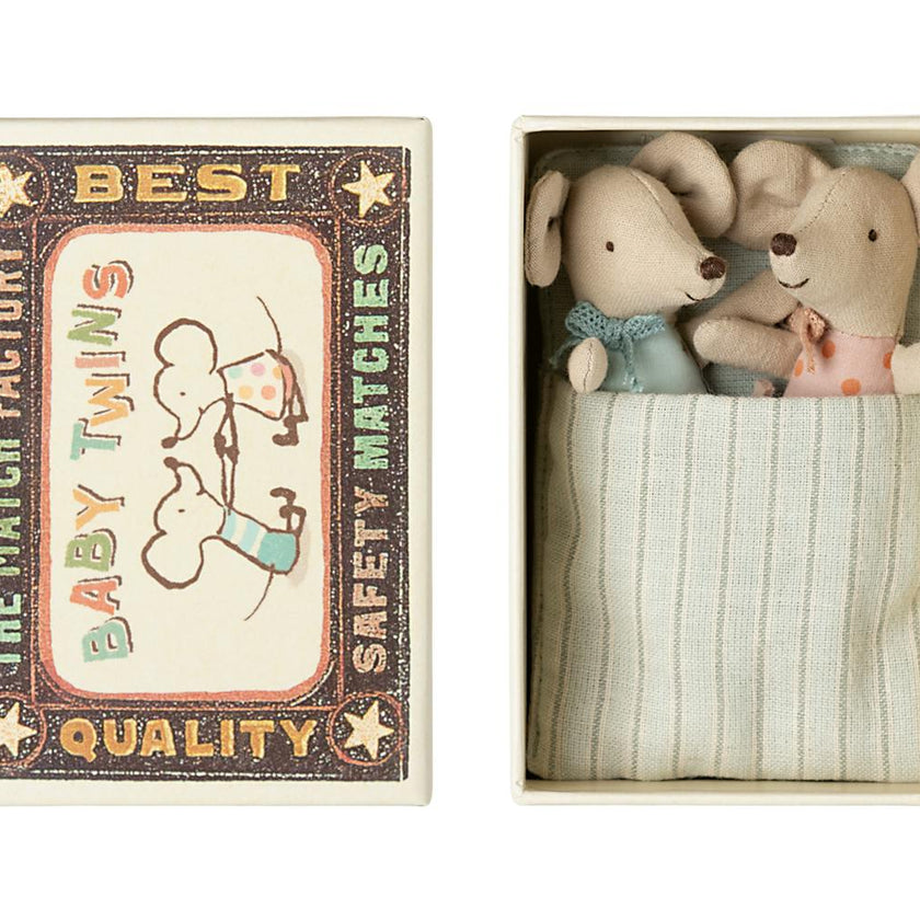 Twins, Baby mice in matchbox