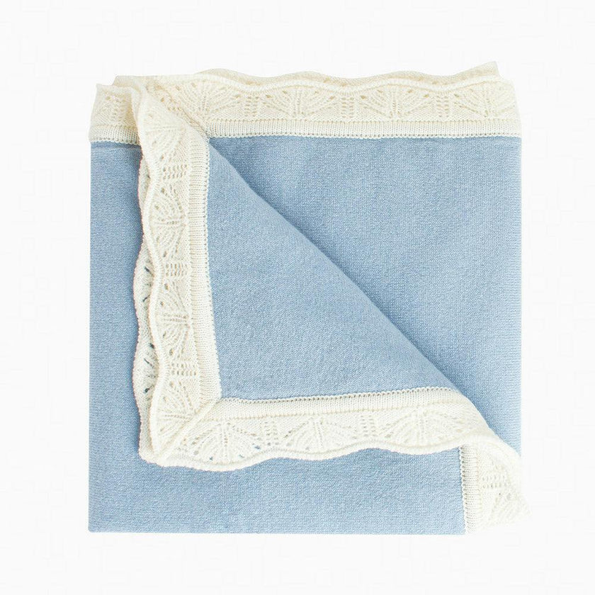 Cashmere Blanket in Blue