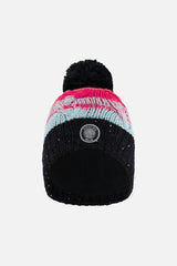 Knit Hat Gradient Blue, Coral And Fuschia