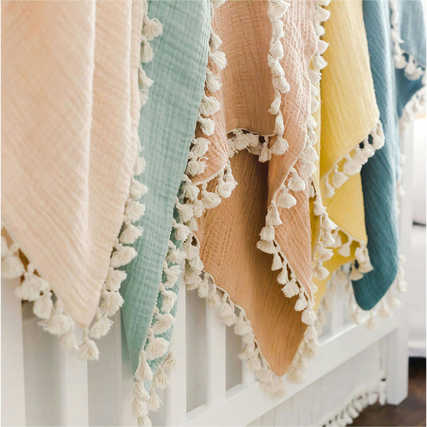 6 Layer Muslin Blanket Desert Rose