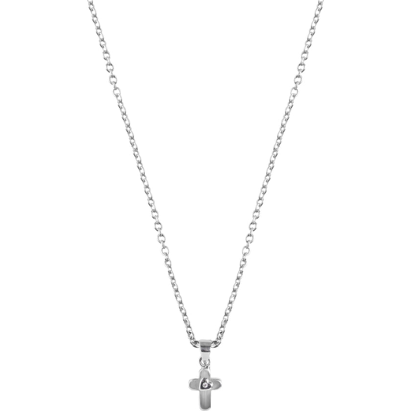 Brooklyn Cross Necklace - Cable Chain