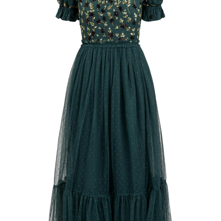 Adara Dress in Green