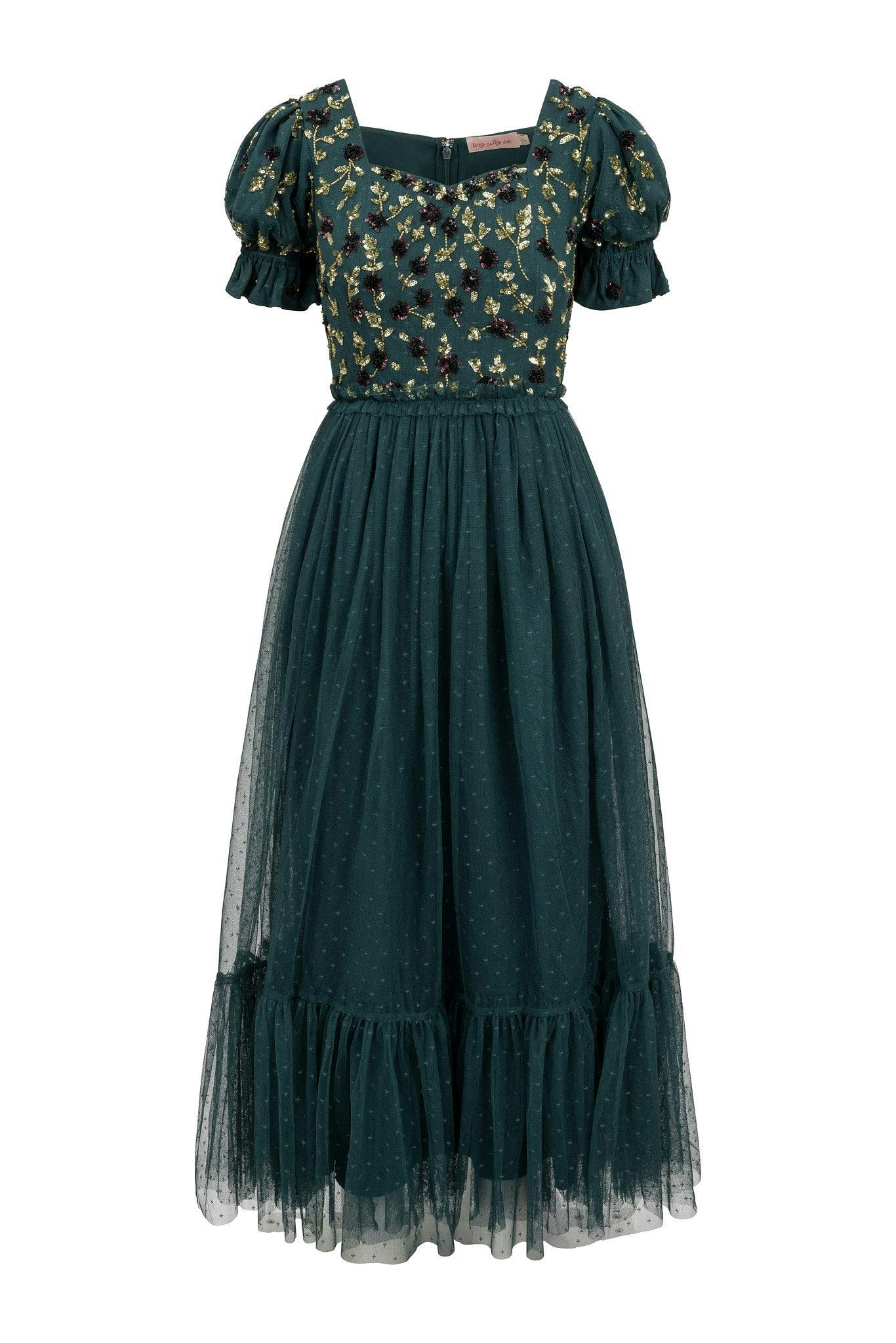 Adara Dress in Green