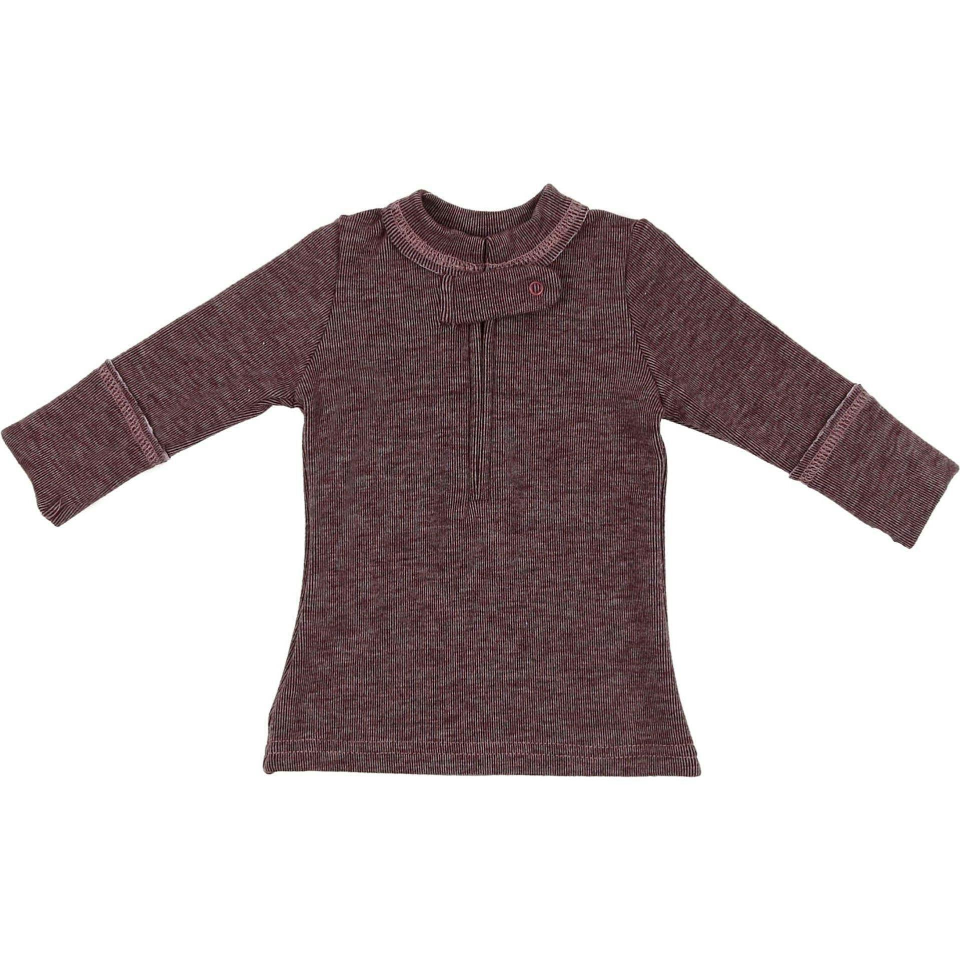 Unisex Montee Zipper Henley Shirt