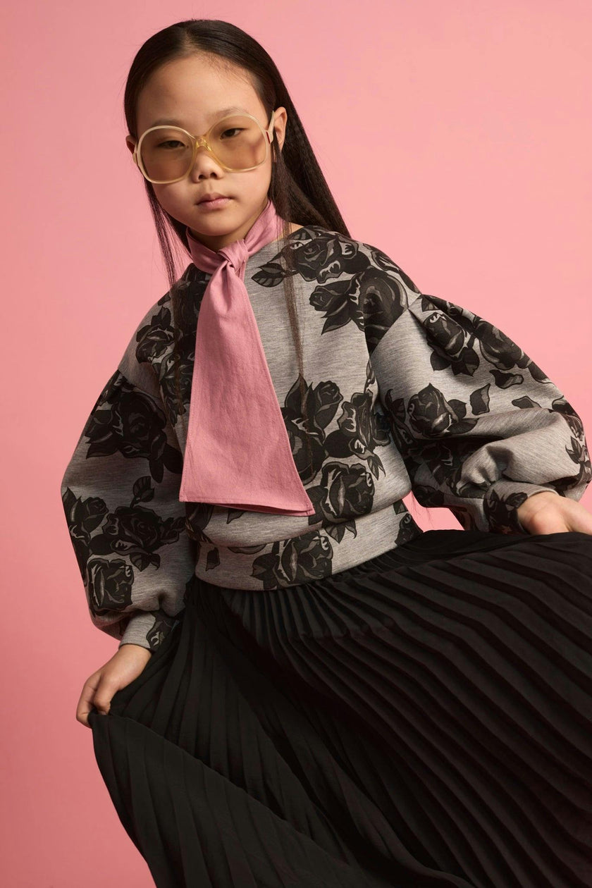 Cupro Pleated Skirt