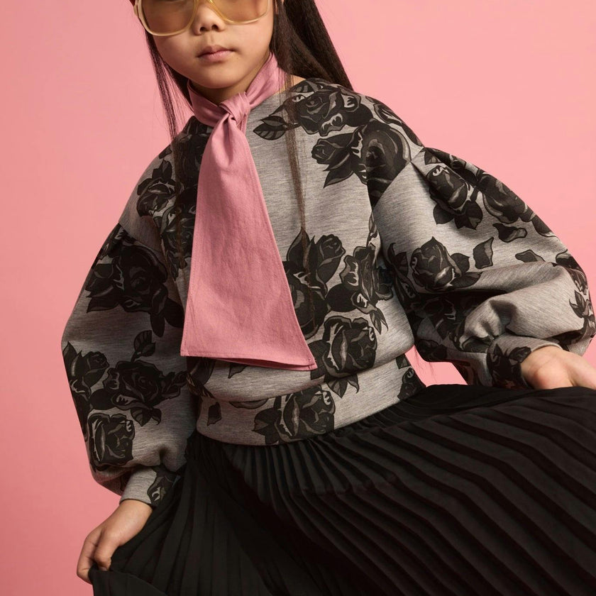 Cupro Pleated Skirt