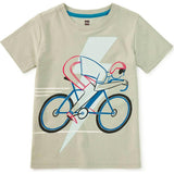 La Vuelta Biker Graphic Tee, Grey