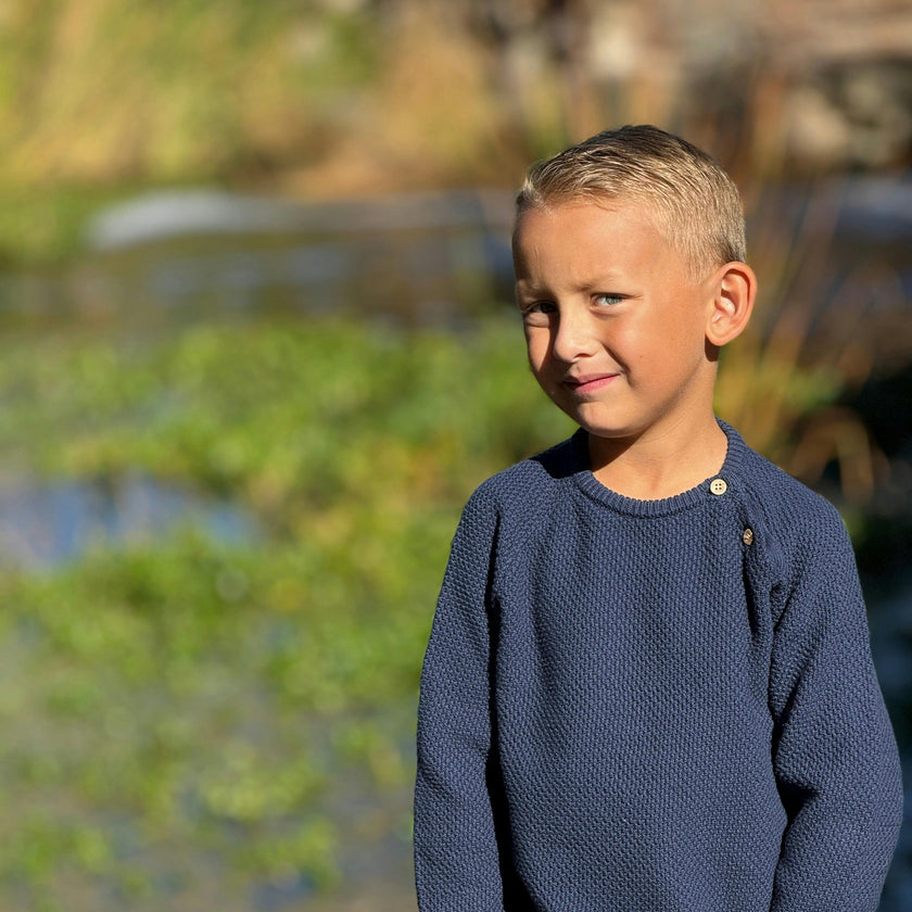 ROAN Navy Blue Sweater