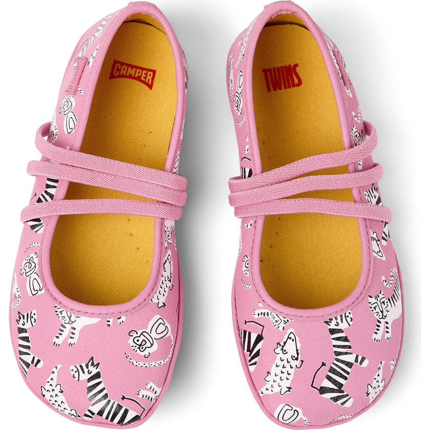 Right Ballerinas, Medium Pink