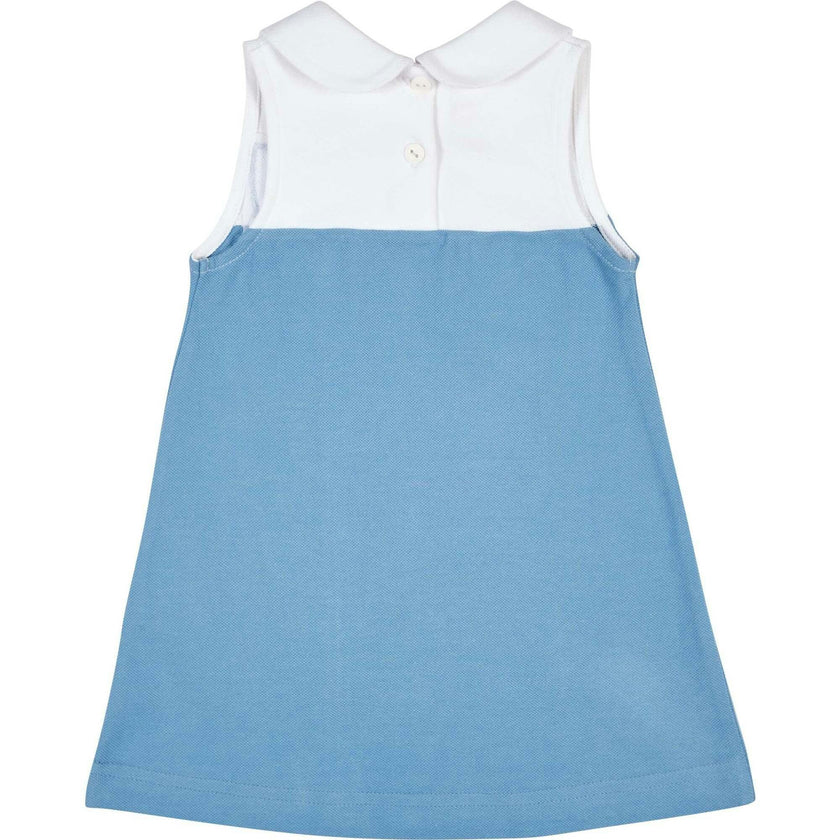 Pique Knit Dress With Tulip