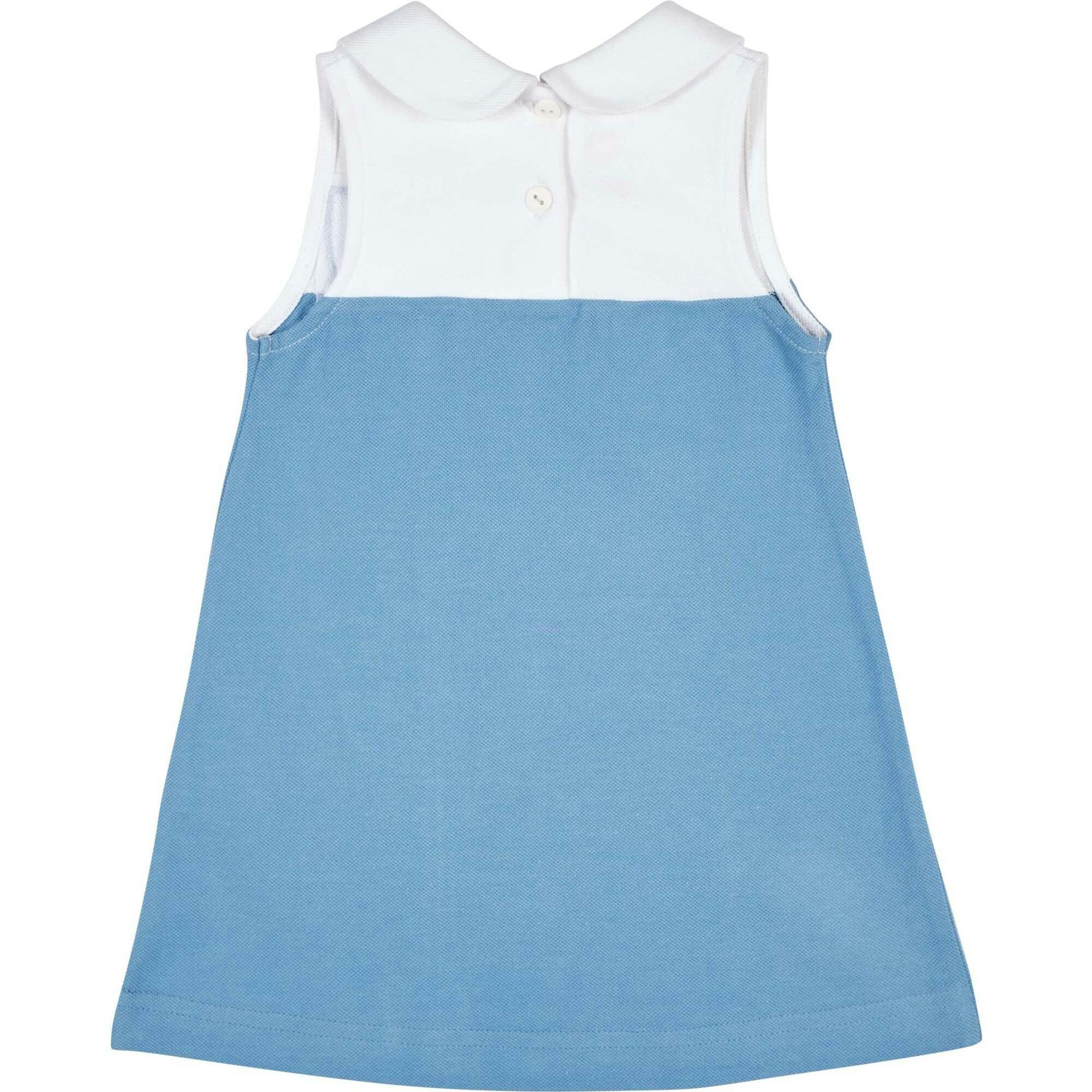 Pique Knit Dress With Tulip
