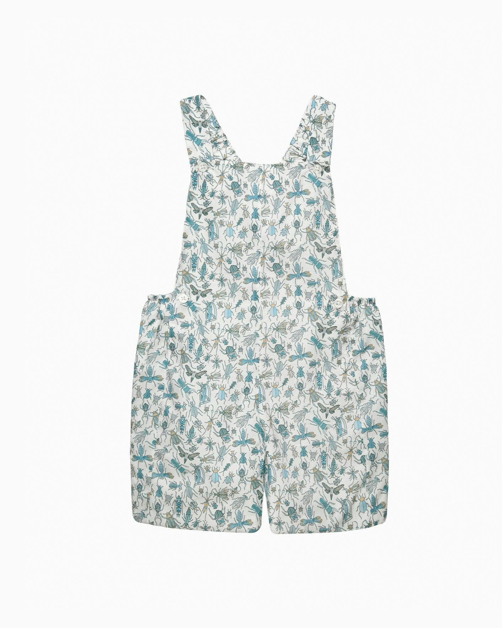 Baby Alexander Bib Shorts in Blue Bugs