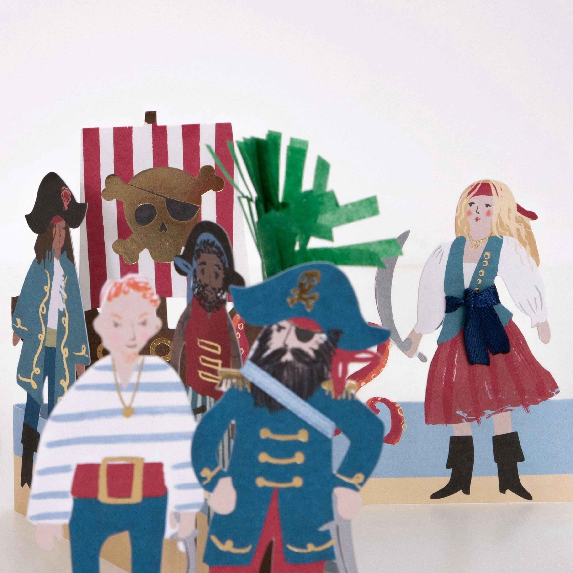 Pirates Birthday Card
