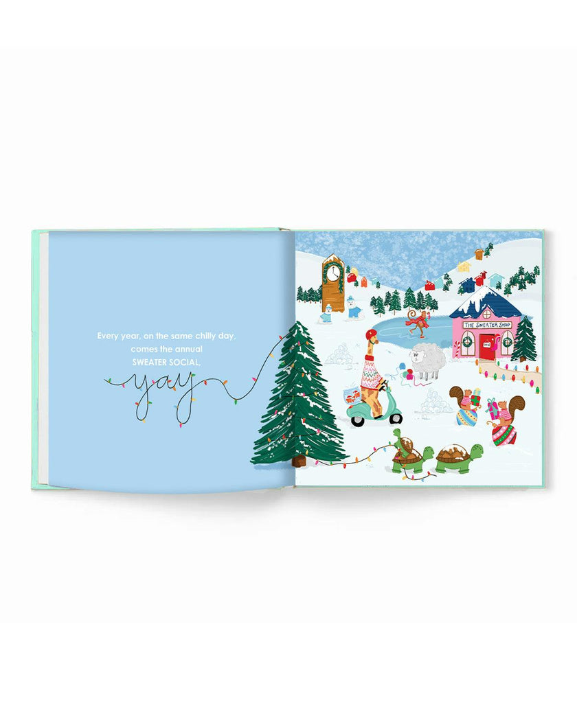Packed Party The Sweater Social Holiday Children's Book - Secular Christmas Hardcover Book, 10.25x10.25 Inch, 28 Pages, Perfect for Classroom and Gifting