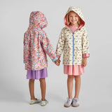 Girls Rafa Reversible Raincoat - Rainy Day Dachshunds