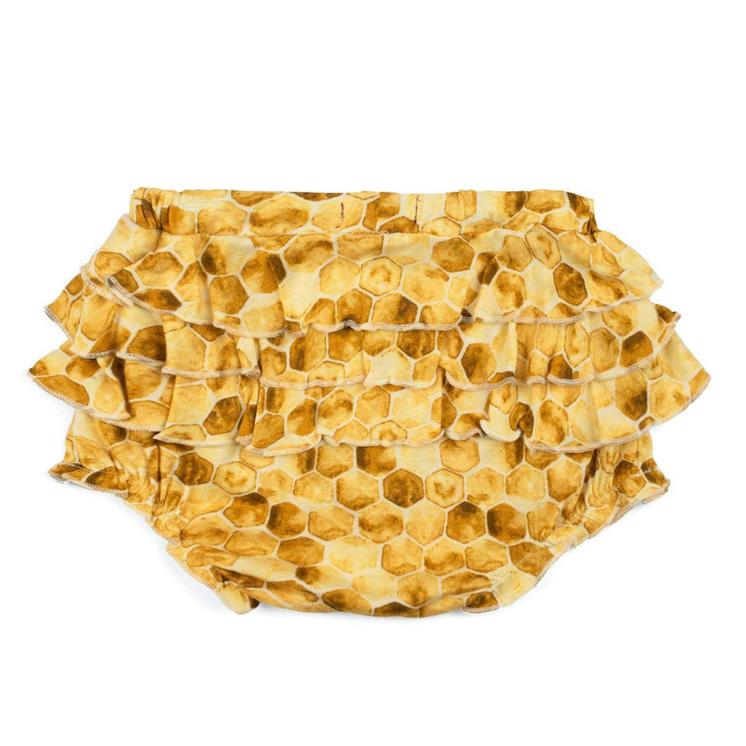 Honeycomb Bamboo Ruffle Bloomer