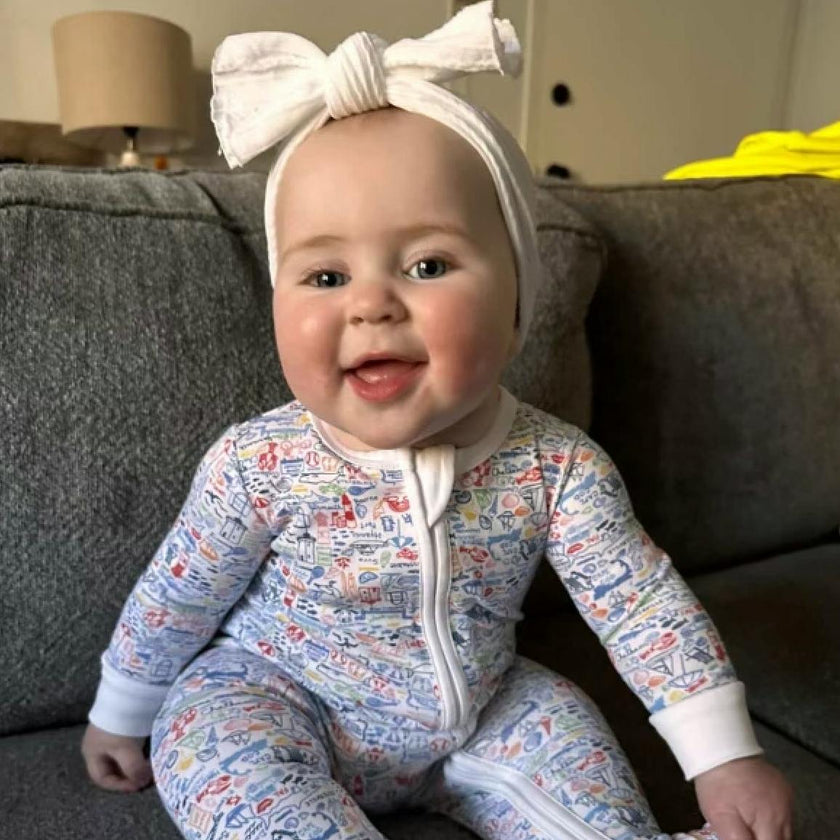 Cape Cod Zip Baby Onesie