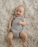 Robbie Linen Sleeveless Bubble Romper